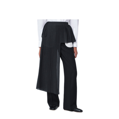 MAYFEYR - MKDT Studio - Gray Avery Atelier Pleated Half Skirt - 25-4-086-3819PLDG