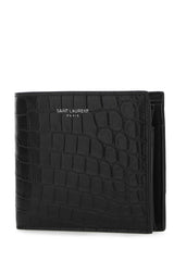 Croc-Embossed Bifold Wallet