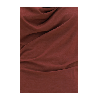 MAYFEYR - Brunello Cucinelli - Techno Wool Jersey Draped Dress With Monili - MG929AB1Z1C9813
