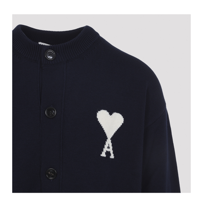 MAYFEYR - Ami Paris - Wool And Cotton Cardigan - UKC381KN0156
