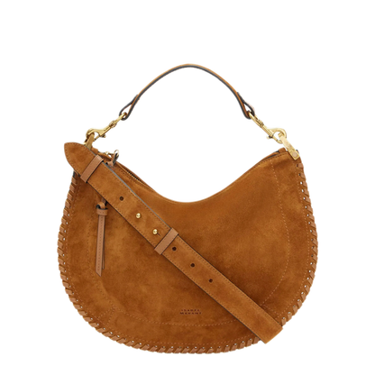 MAYFEYR - Isabel Marant - Oskan Soft Zipped Bag In Suede Weave - BF0066FBB2C06M50CO