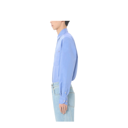 MAYFEYR - Valentino - Oxford Cotton Shirt With Vgold - VABB84BH2