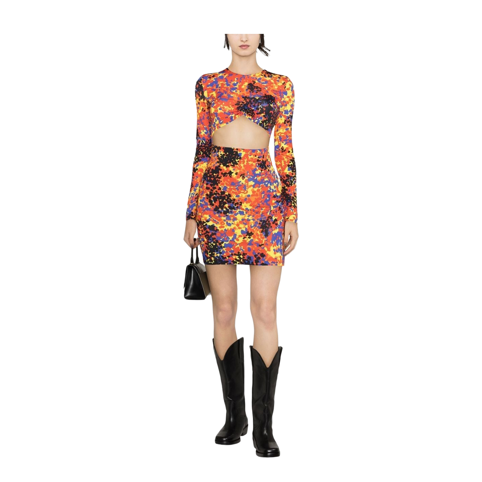 Cut-Out Mini Dress