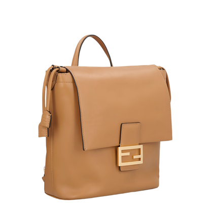 Backpack Medium Calfskin - Cappuccino