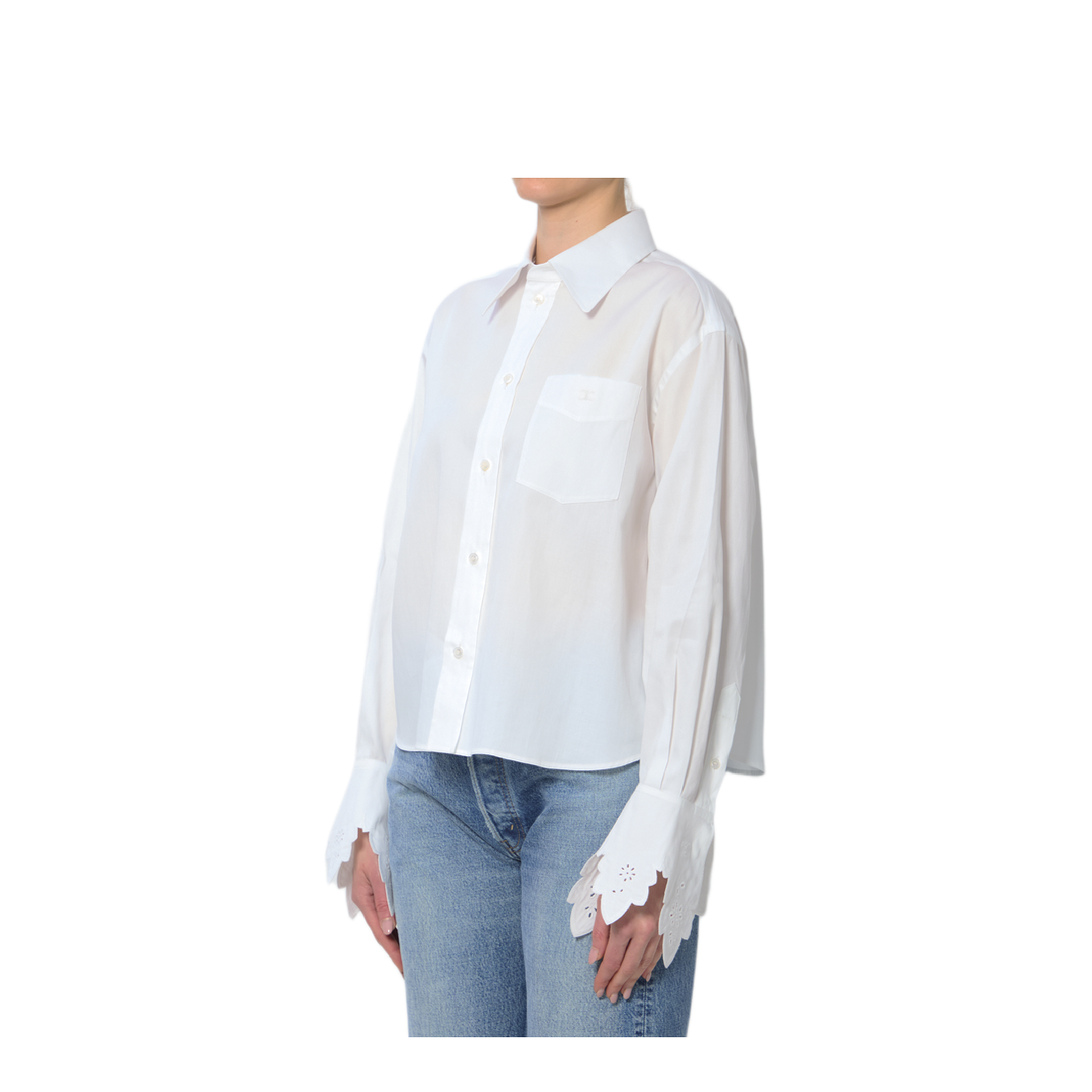 MAYFEYR - Celine - Cropped Cotton Shirt - RC0DK3H7301OP