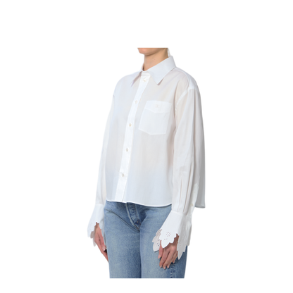 MAYFEYR - Celine - Cropped Cotton Shirt - RC0DK3H7301OP