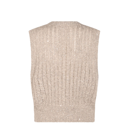 Rustic Dazzling Net Vest