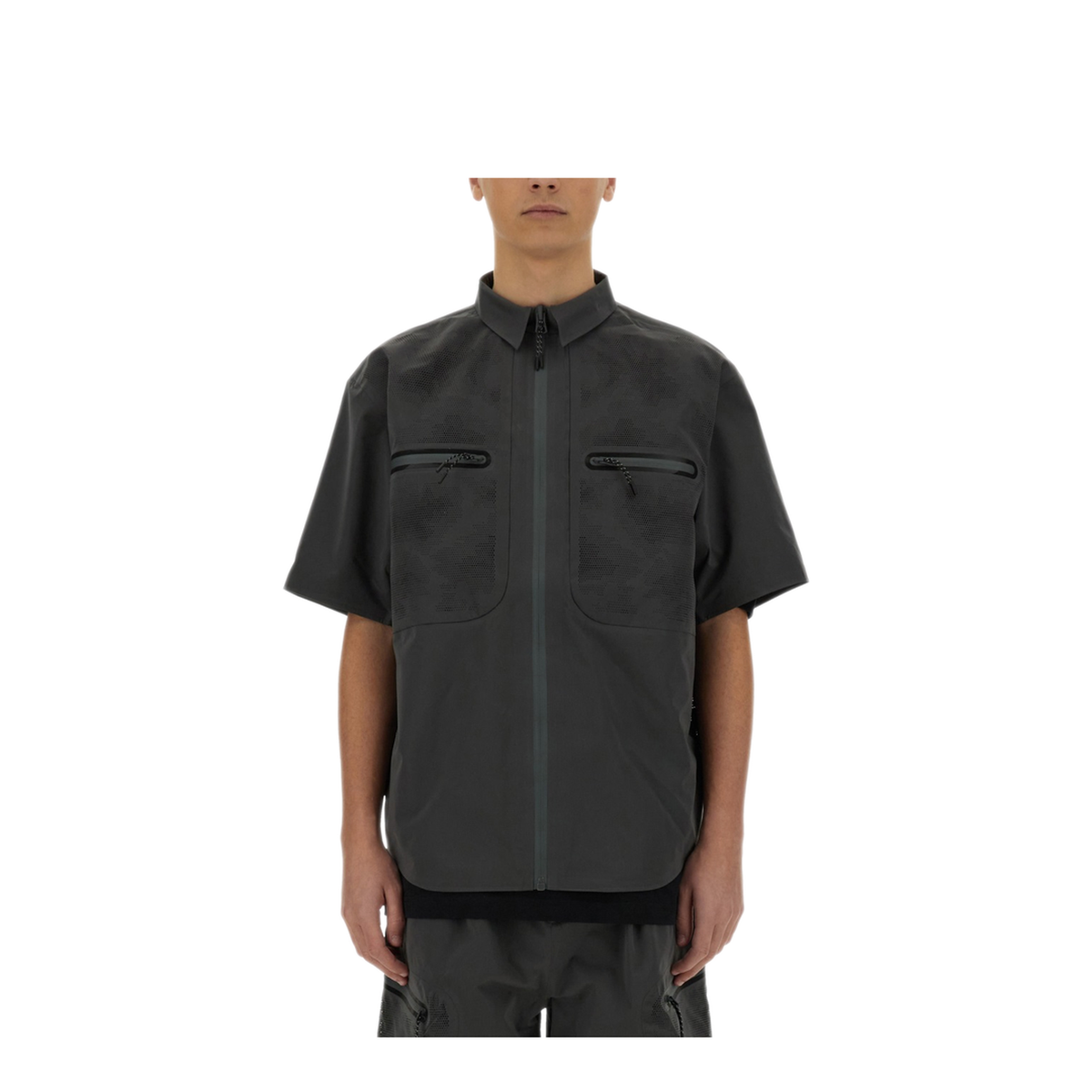 MAYFEYR - ALPHA INDUSTRIES - Laser Cut Short Sleeve Shirt - 756122747