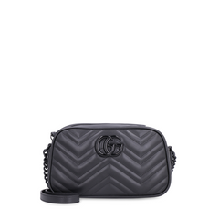 GG Marmont Small Shoulder Bag, Lacquered Hardware