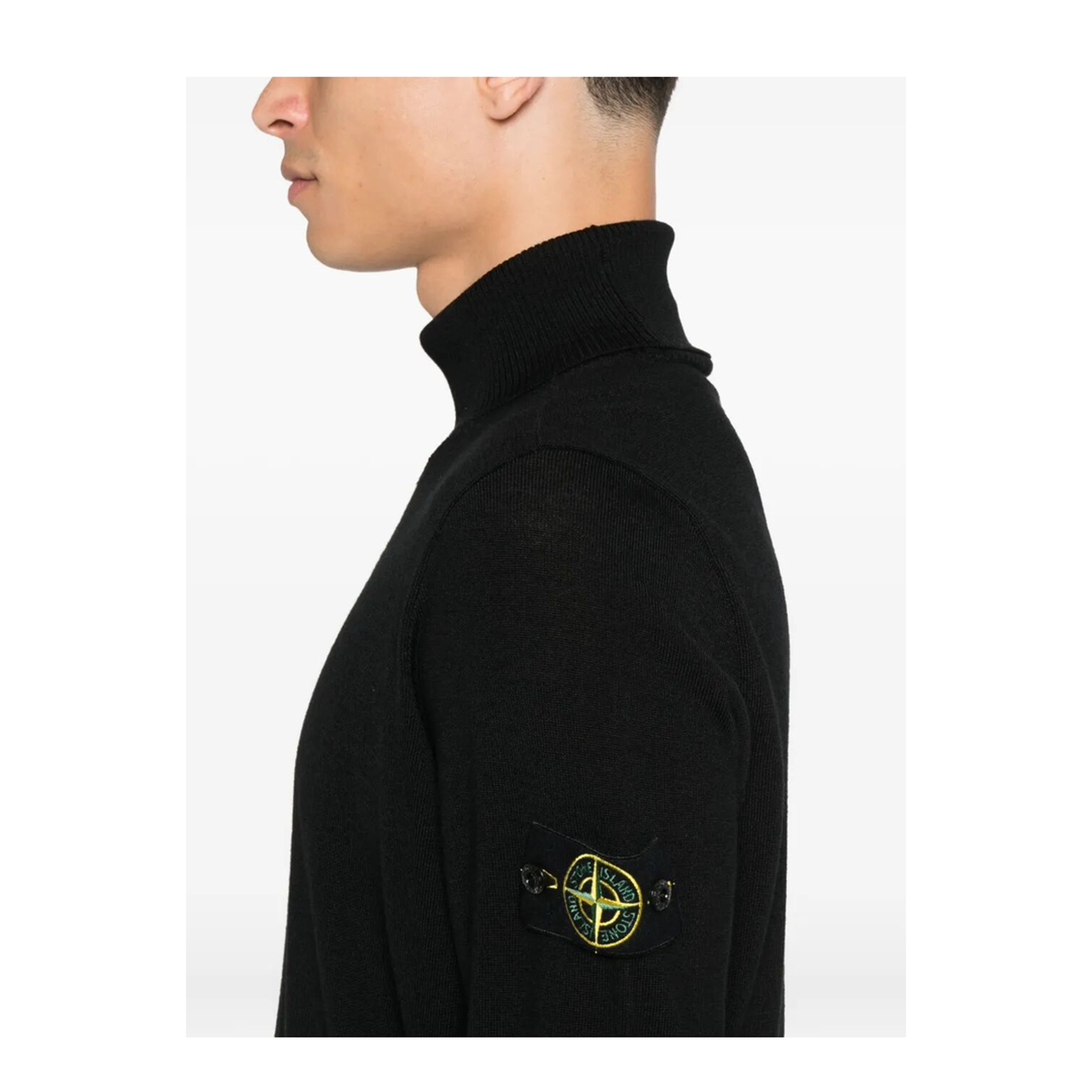 MAYFEYR - Stone Island - Ribbed Wool Turtleneck Sweater - K2S155100025S00C4V0029