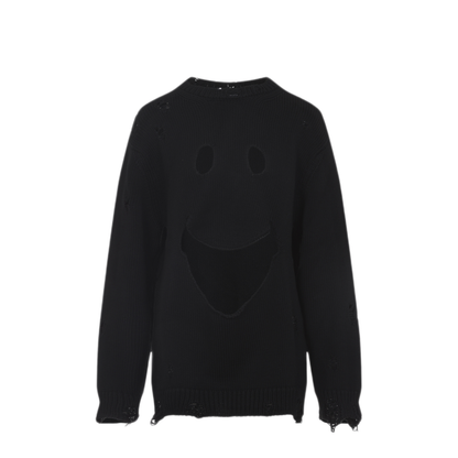 MAYFEYR - Moschino - Smile Cropped Sweater - 252D092254050555