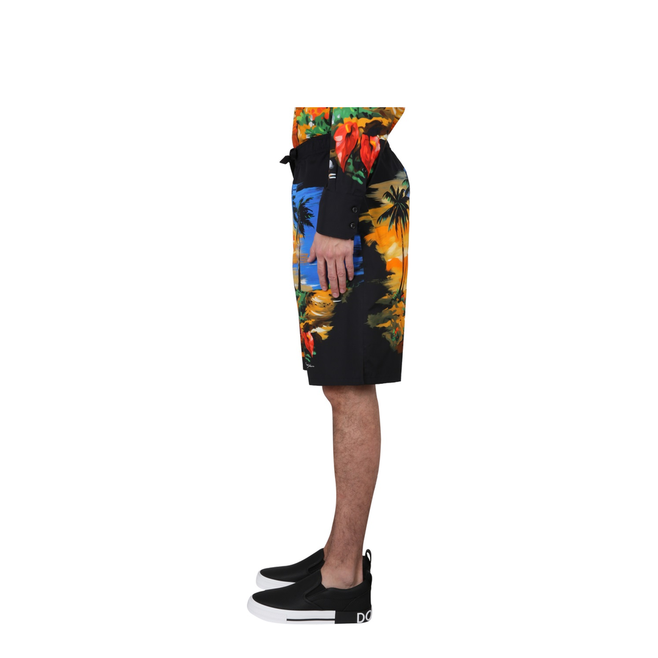 Bermuda Shorts with Hawaii Print
