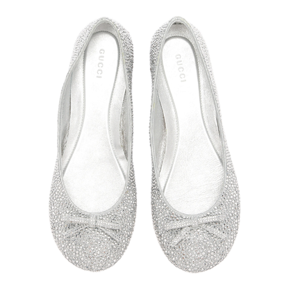 MAYFEYR - Gucci - Crystal Ballerinas With Bamboo - A0073YAAHDE1452