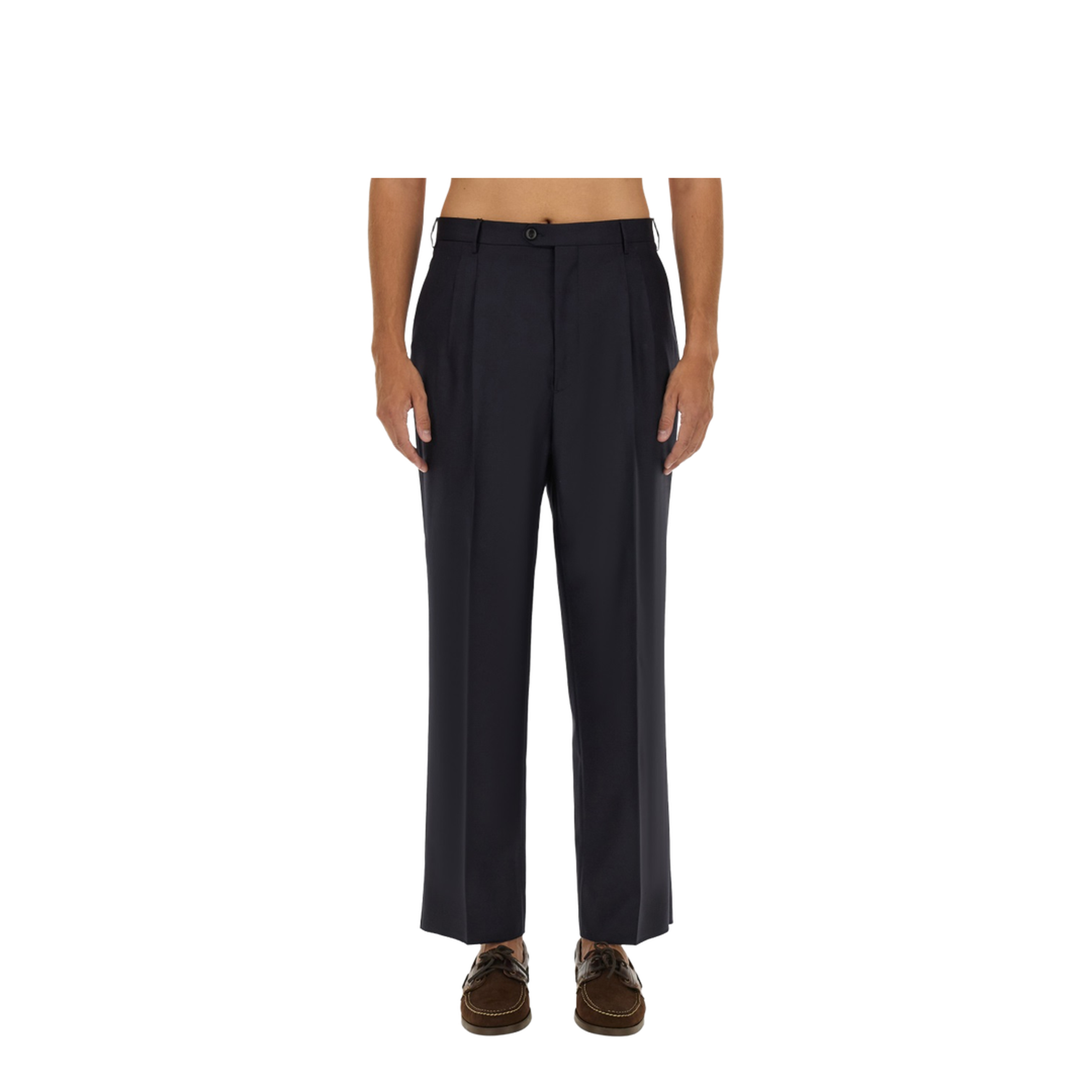 Wool Pants Black