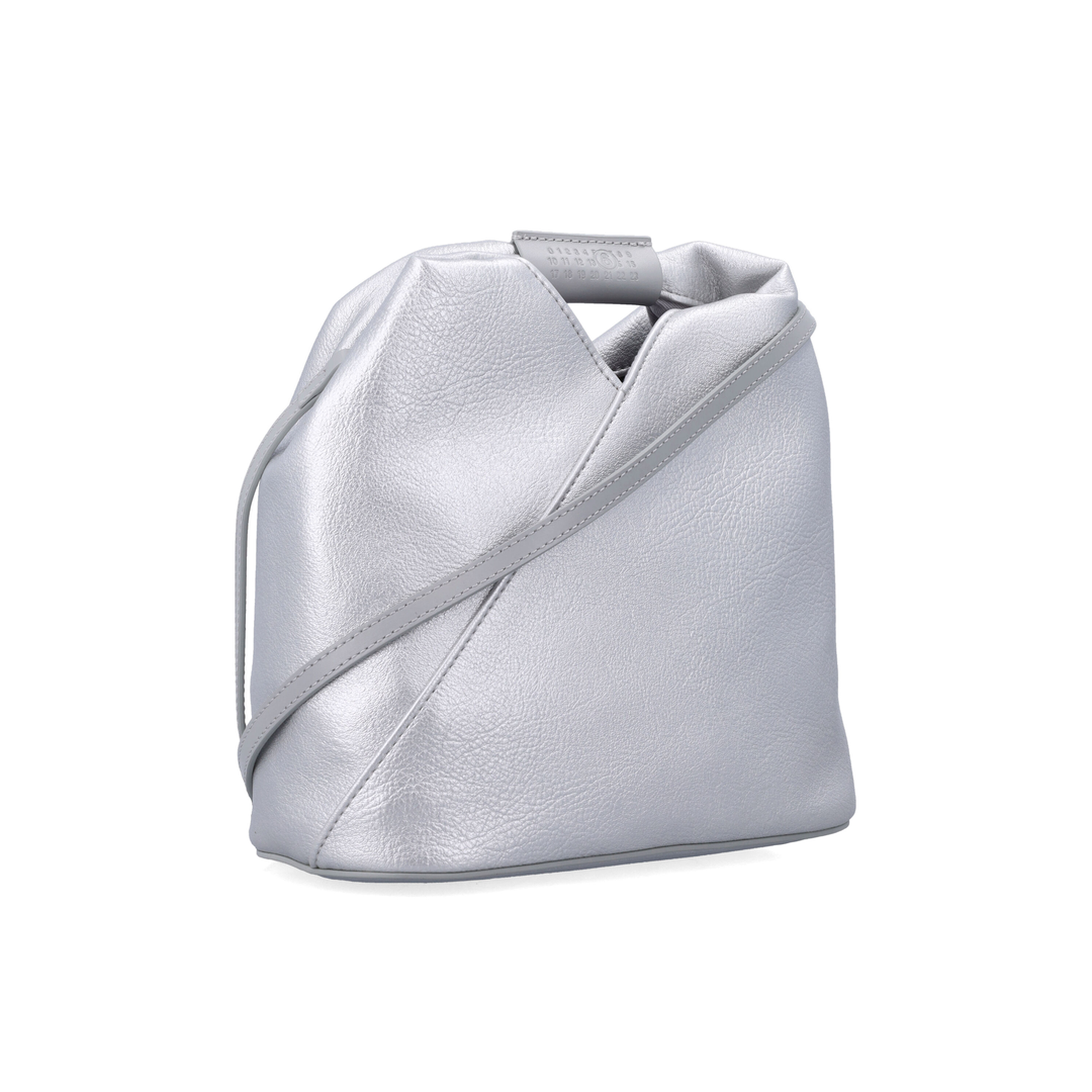 Japanese Eco Leather Crossbody - Silver