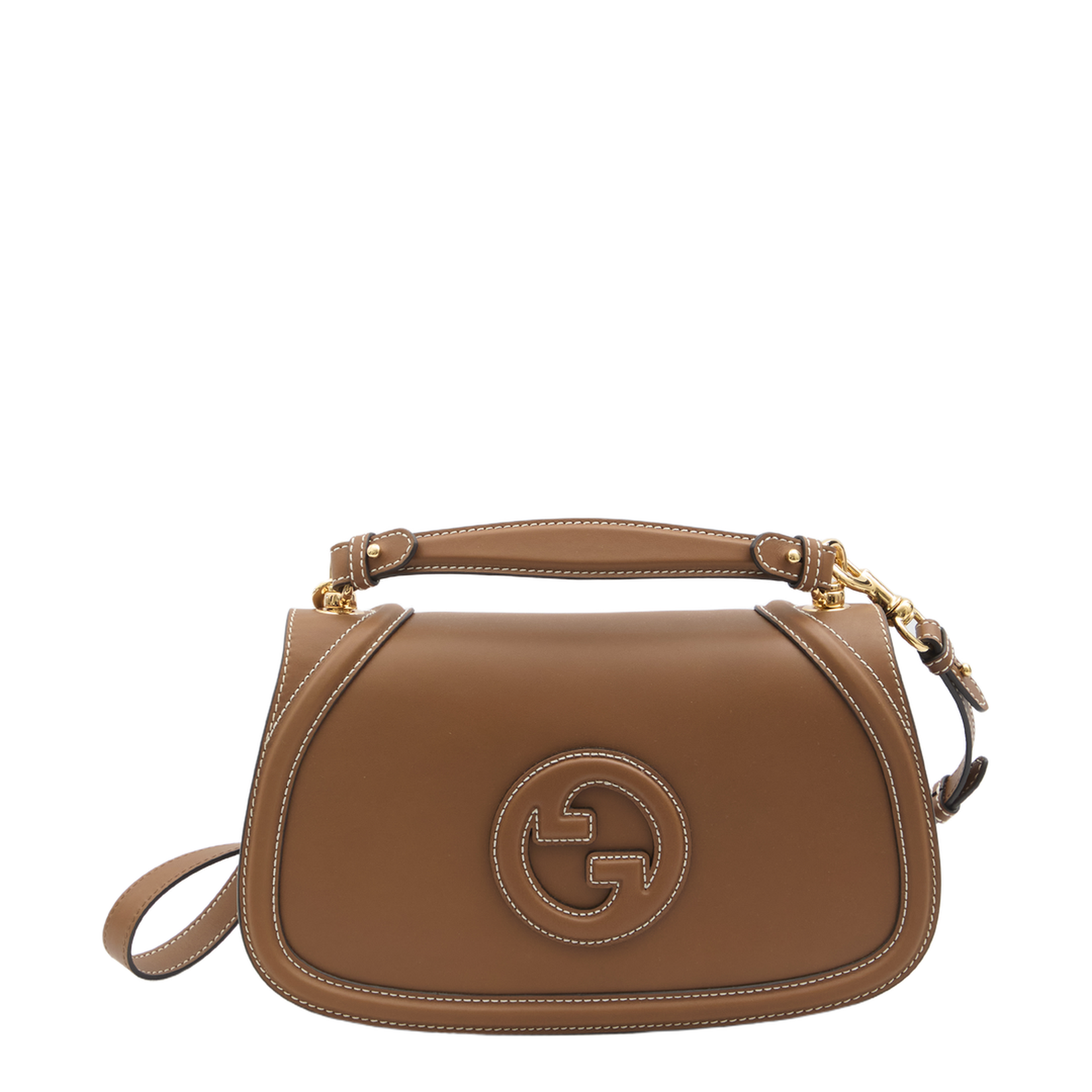 Camel Leather Medium Blondie Handbag