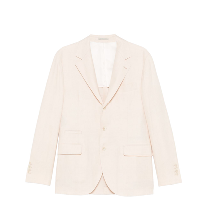 Wool Blend Single-Breasted Jacket