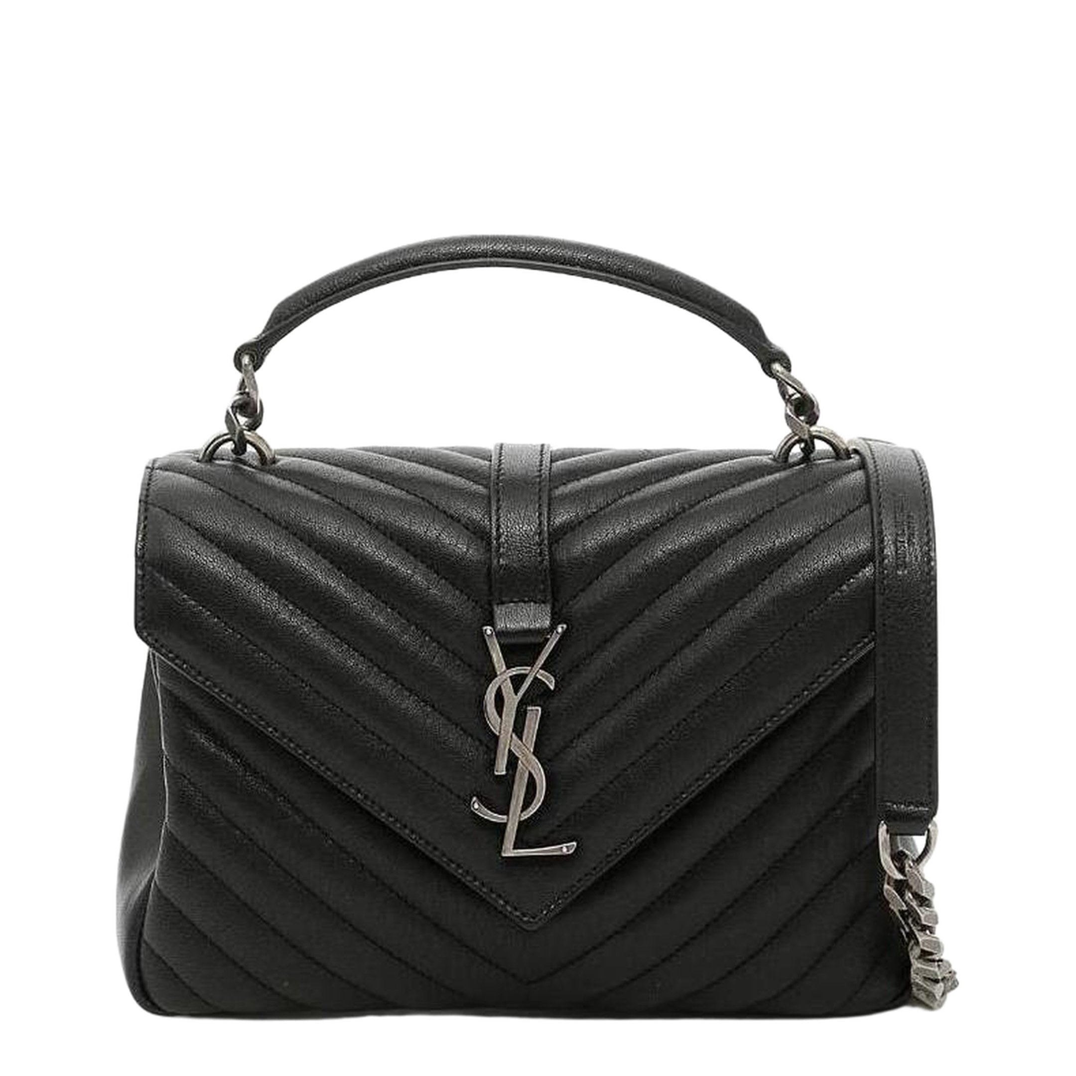 College Medium in Quilted Leather