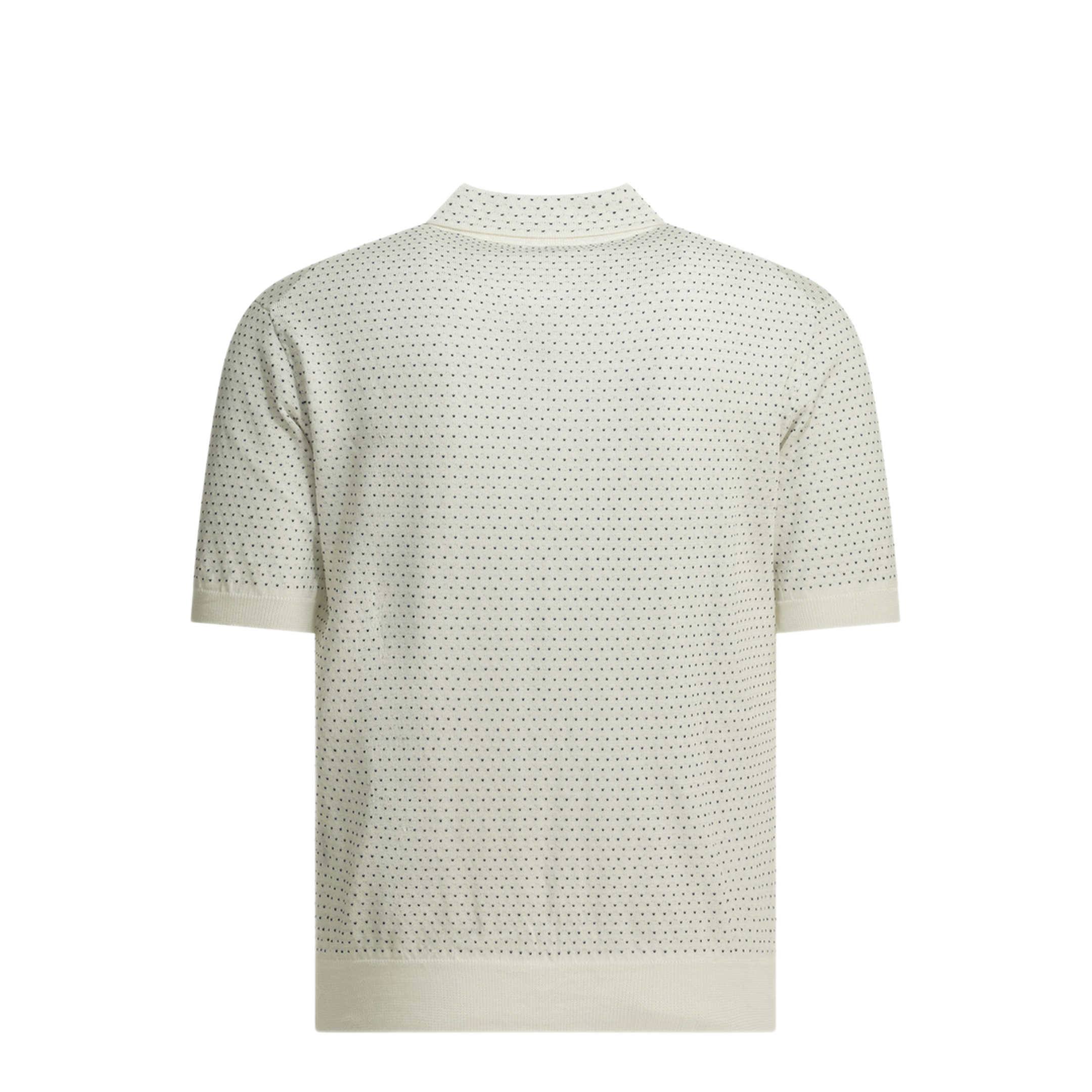 MAYFEYR - Rakkì - Textured Knit Polo Shirt - JUNEAUPANNABLEU