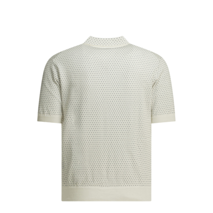 MAYFEYR - Rakkì - Textured Knit Polo Shirt - JUNEAUPANNABLEU