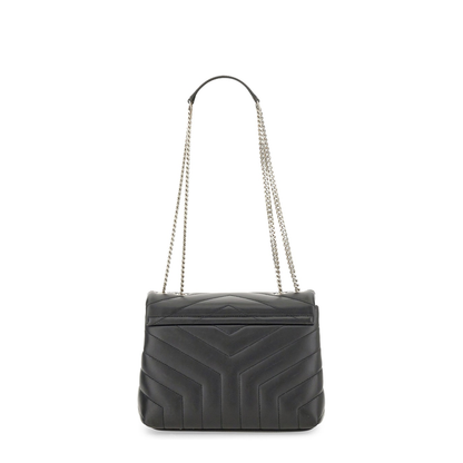 Loulou Small Leather Shoulder Bags - Black