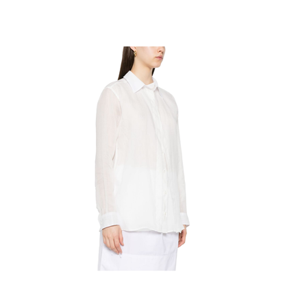 White Double Collar Shirt