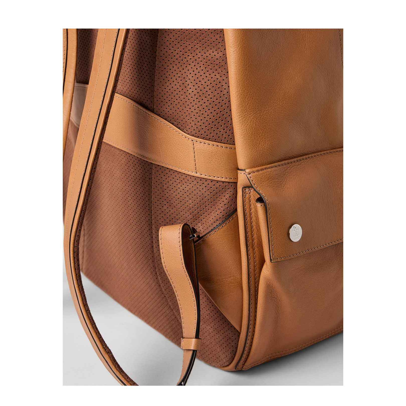 Travel Backpack in Cognac