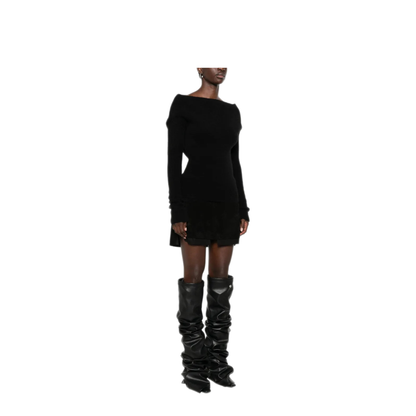 MAYFEYR - Rick Owens - Cowl Turtleneck Sweater - RP02F5675KWP09
