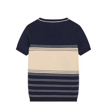 Ribbed Top With Chez Embroidery