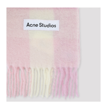 MAYFEYR - Acne Studios - Mohair Checked Scarf - CA0084DTL