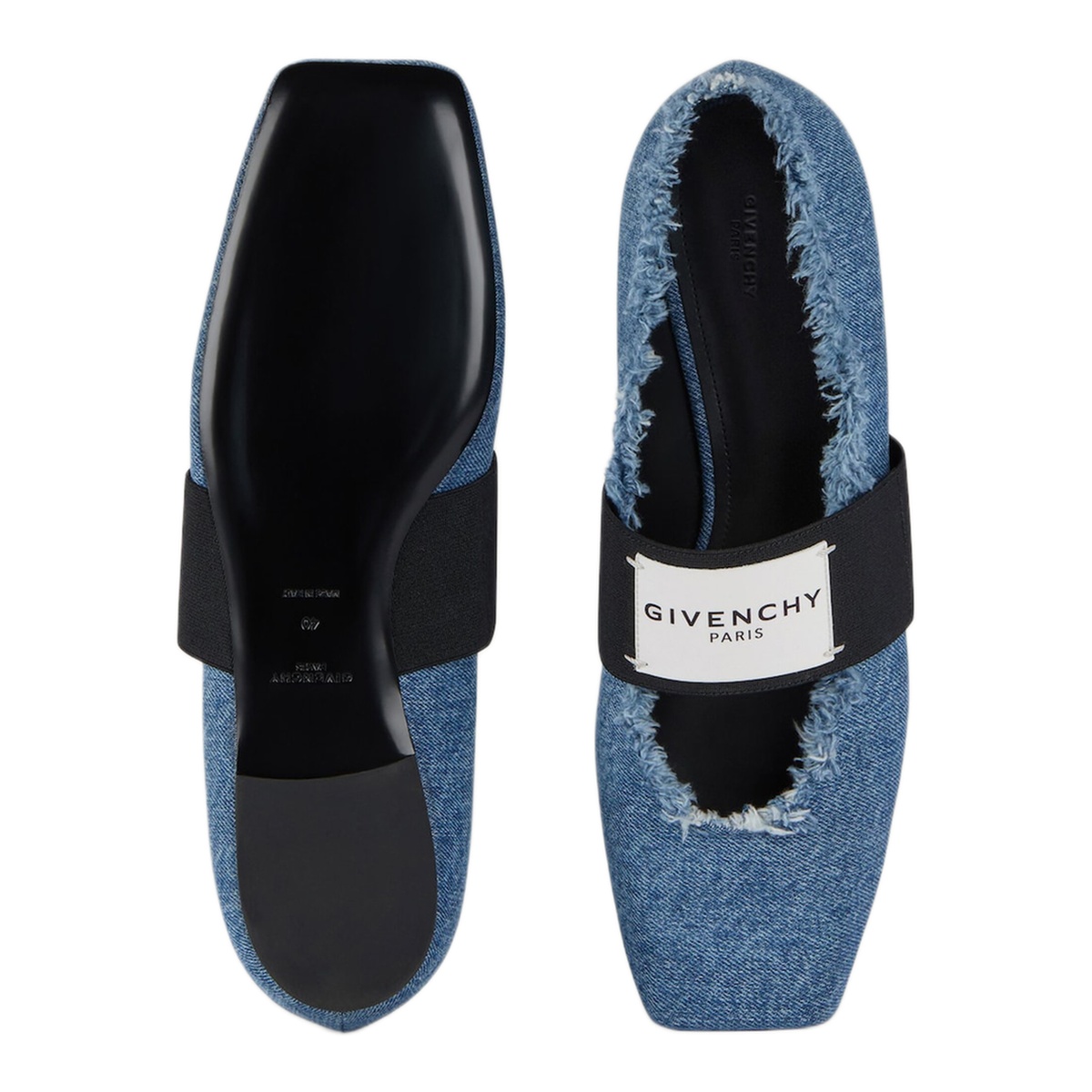 MAYFEYR - Givenchy - Denim Ballet Flats - BE5010E2G0457
