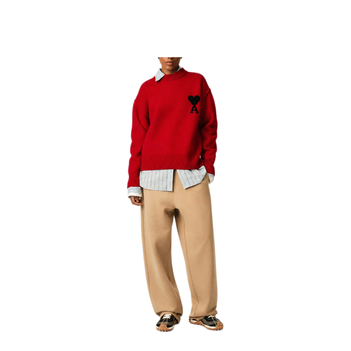 Quota Crewneck Sweater With Contrast Detail