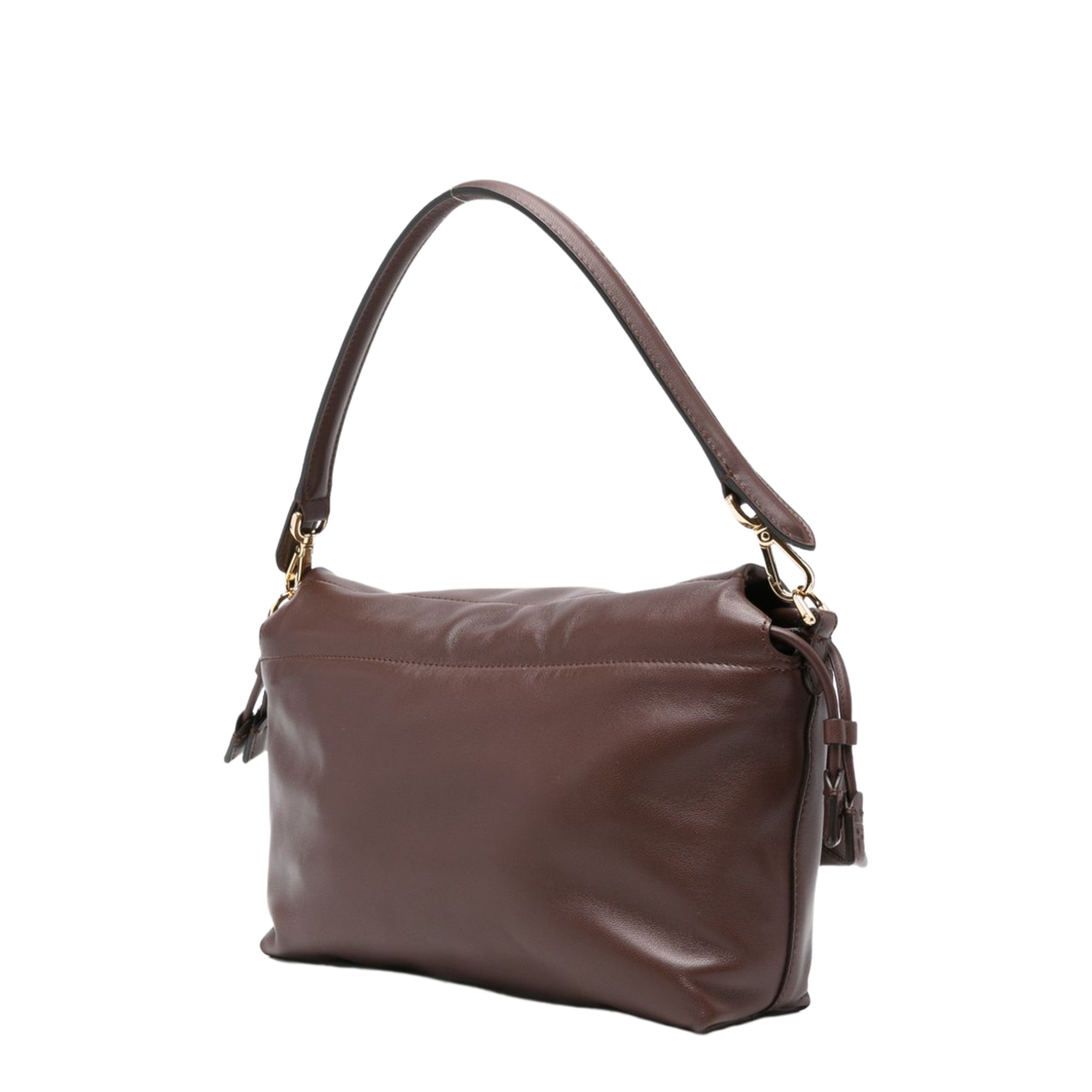 Mamma Baguette Medium Leather Shoulder Bag - Brown