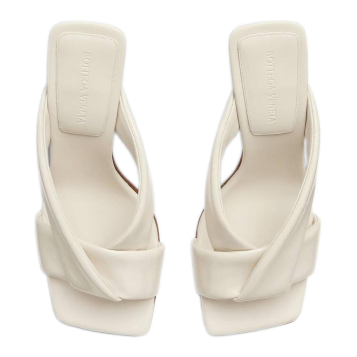 MAYFEYR - Bottega Veneta - Ivory Leather Riva Mules - 827612V3H909031