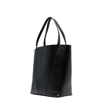 Black Two Flat Shoulder Straps Bag