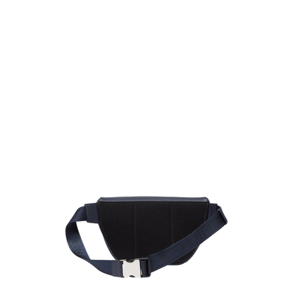Dark Blue Full-Grain Leather Belt Bag