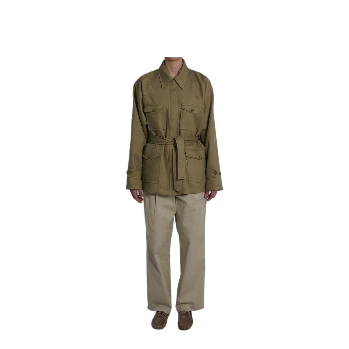 MAYFEYR - The Frankie Shop - Kelia Utility Jacket - JAFS22031430SAGE