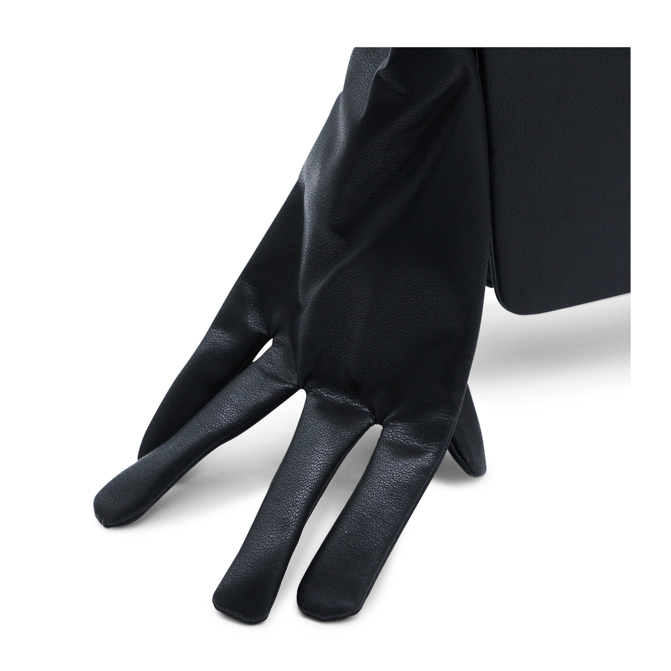 Glove Small Coated Polyester Shoulder Bag - Black