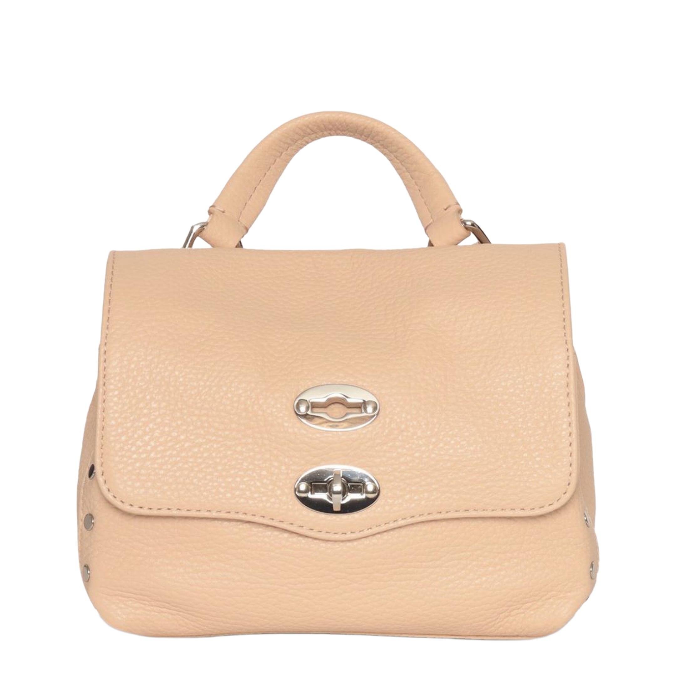 Postina Medium Calf Leather Top-Handle Bag - Pink
