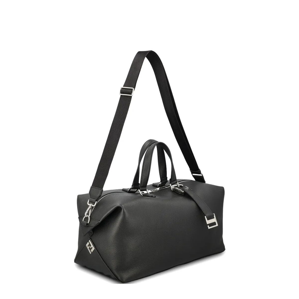 Lui 45 Calf Leather Duffle - Black