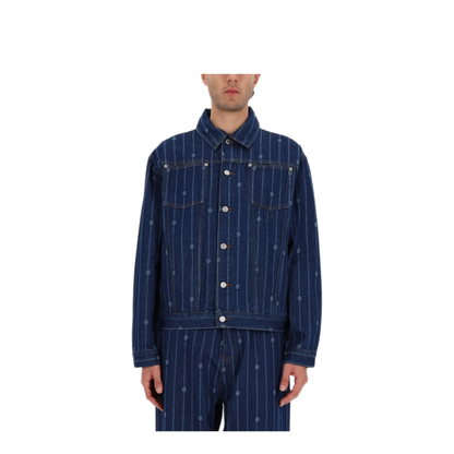 MAYFEYR - DRÔLE DE MONSIEUR - Denim Monogram Jacket - JT182CO238STONEWASH
