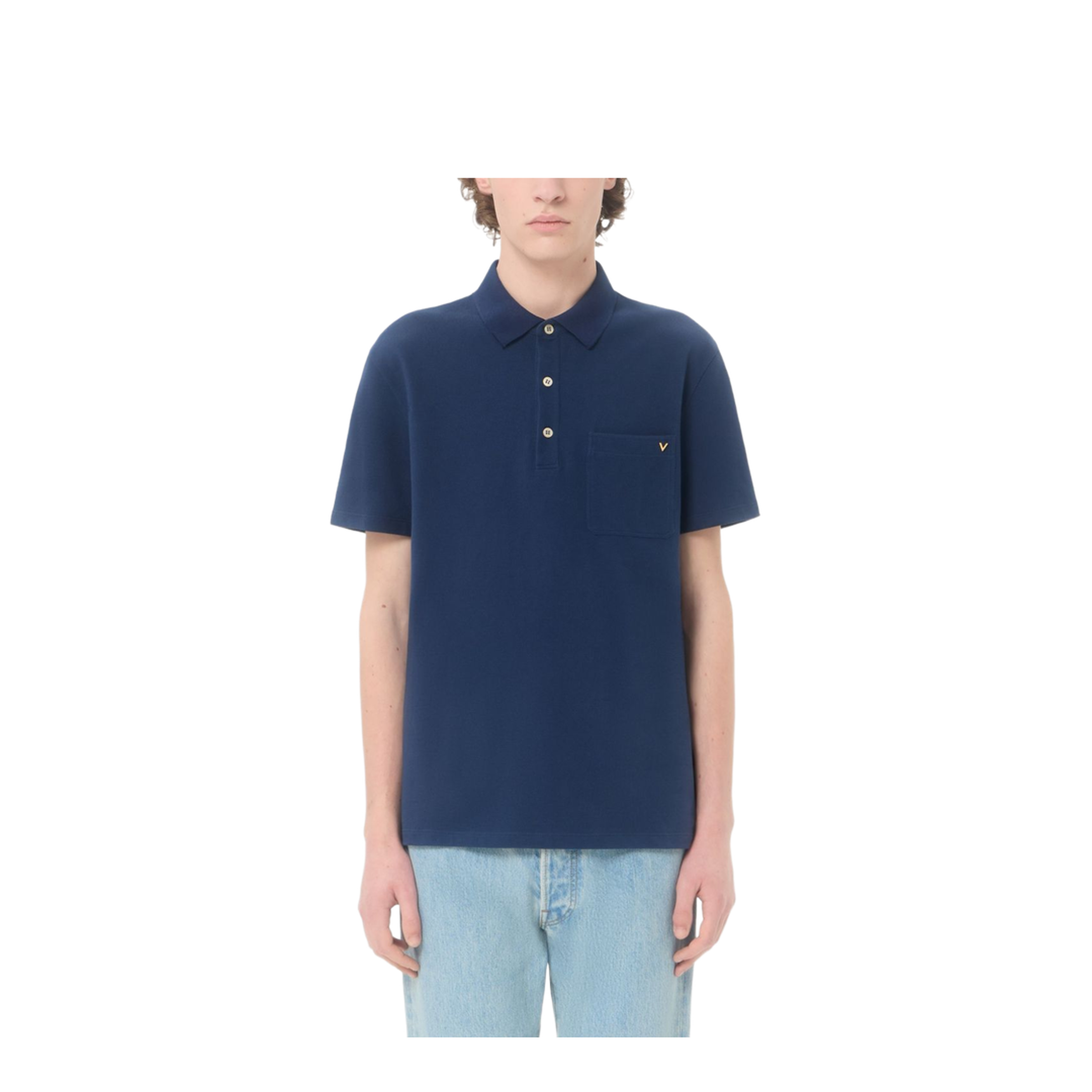 MAYFEYR - Valentino - T-Shirts And Polos Blue - VMH04VBMDD51