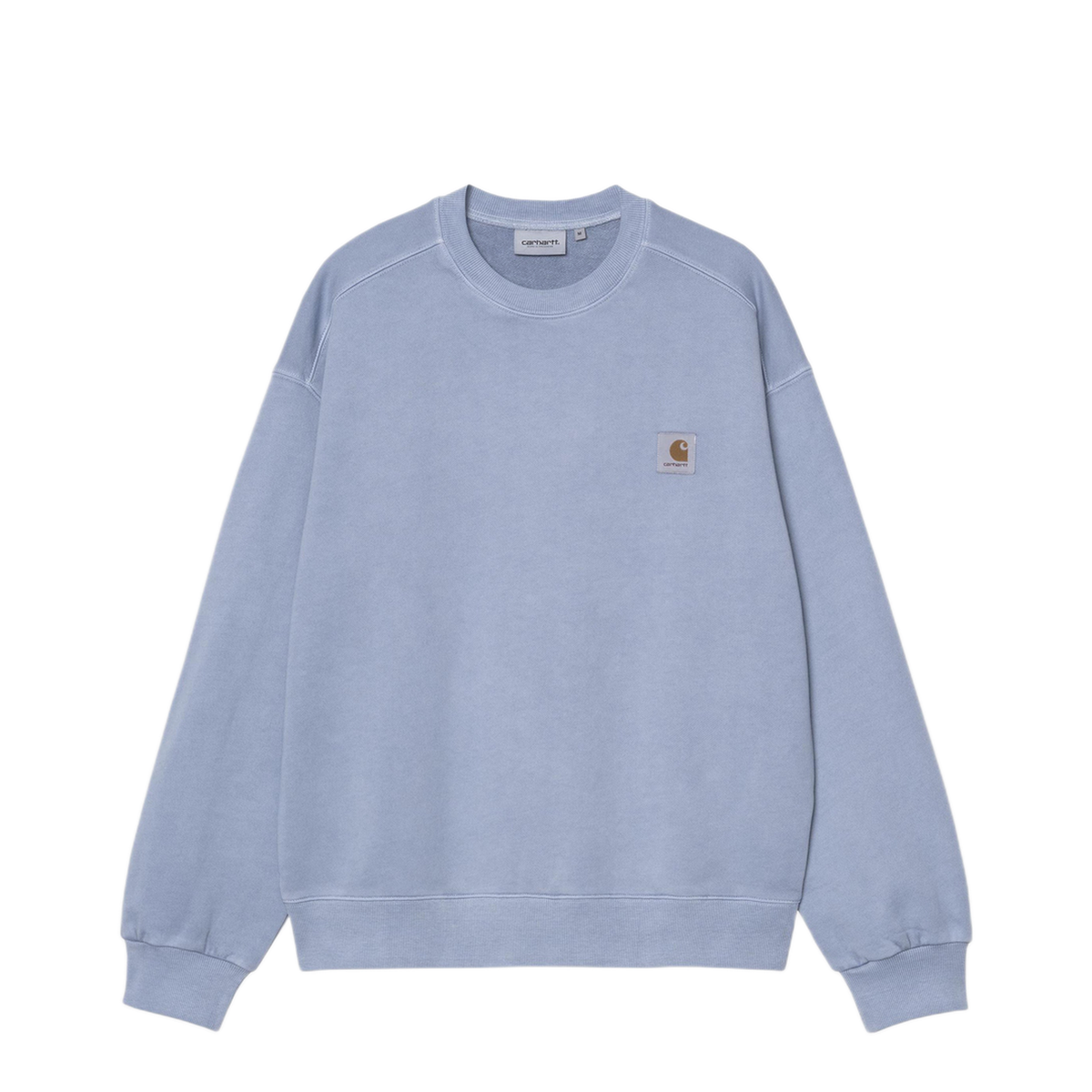 MAYFEYR - Carhartt Wip - Nelson Gentle Blue Garment Dyed Sweatshirt - I029957CO3HXGD