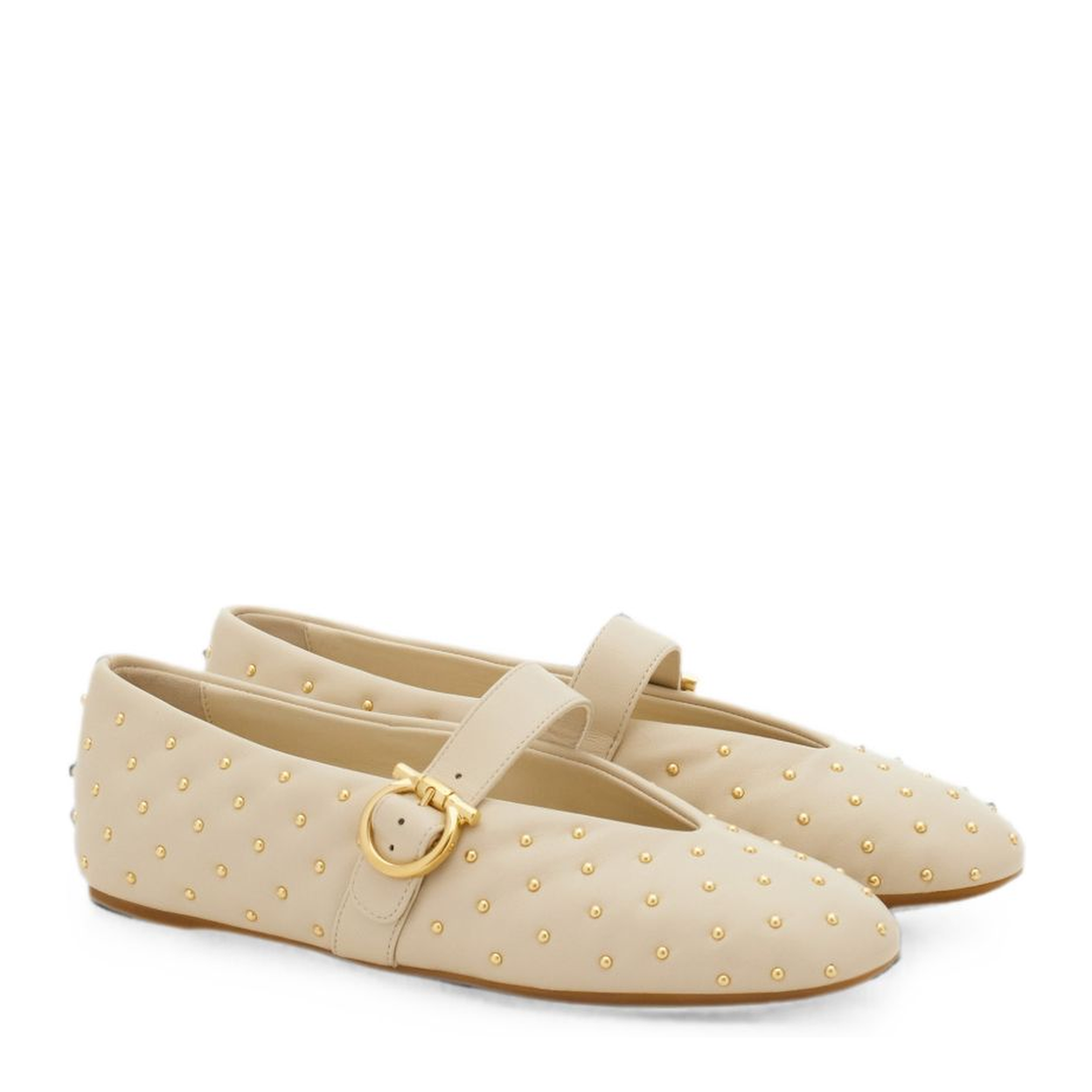 MAYFEYR - Ferragamo - Flat Shoes Ecru - 01L931795488002