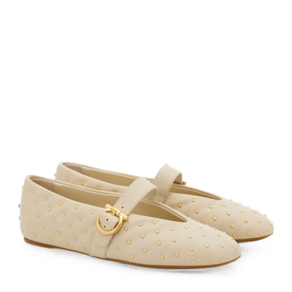 MAYFEYR - Ferragamo - Flat Shoes Ecru - 01L931795488002