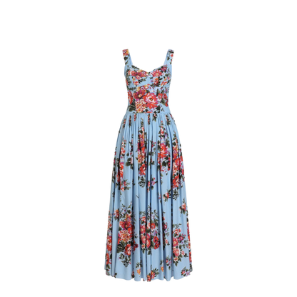 Maxi Dress with Floral Print