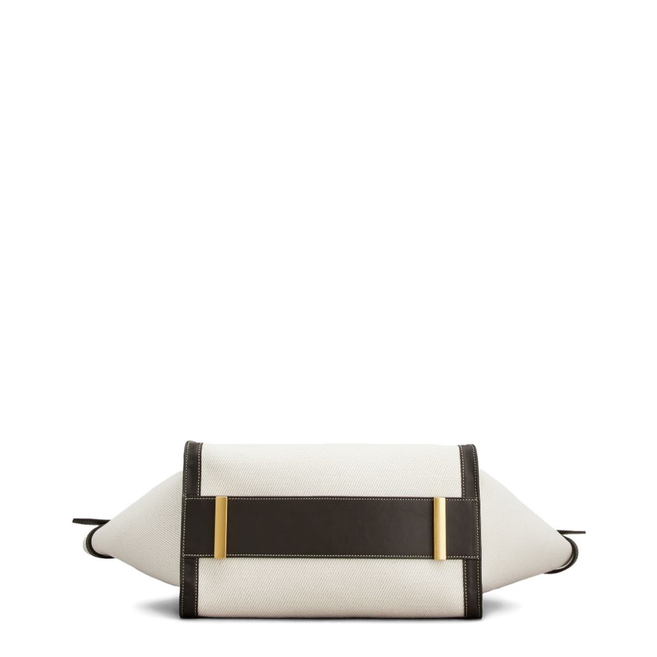 Shopping Bag in Canvas and Leather Medium