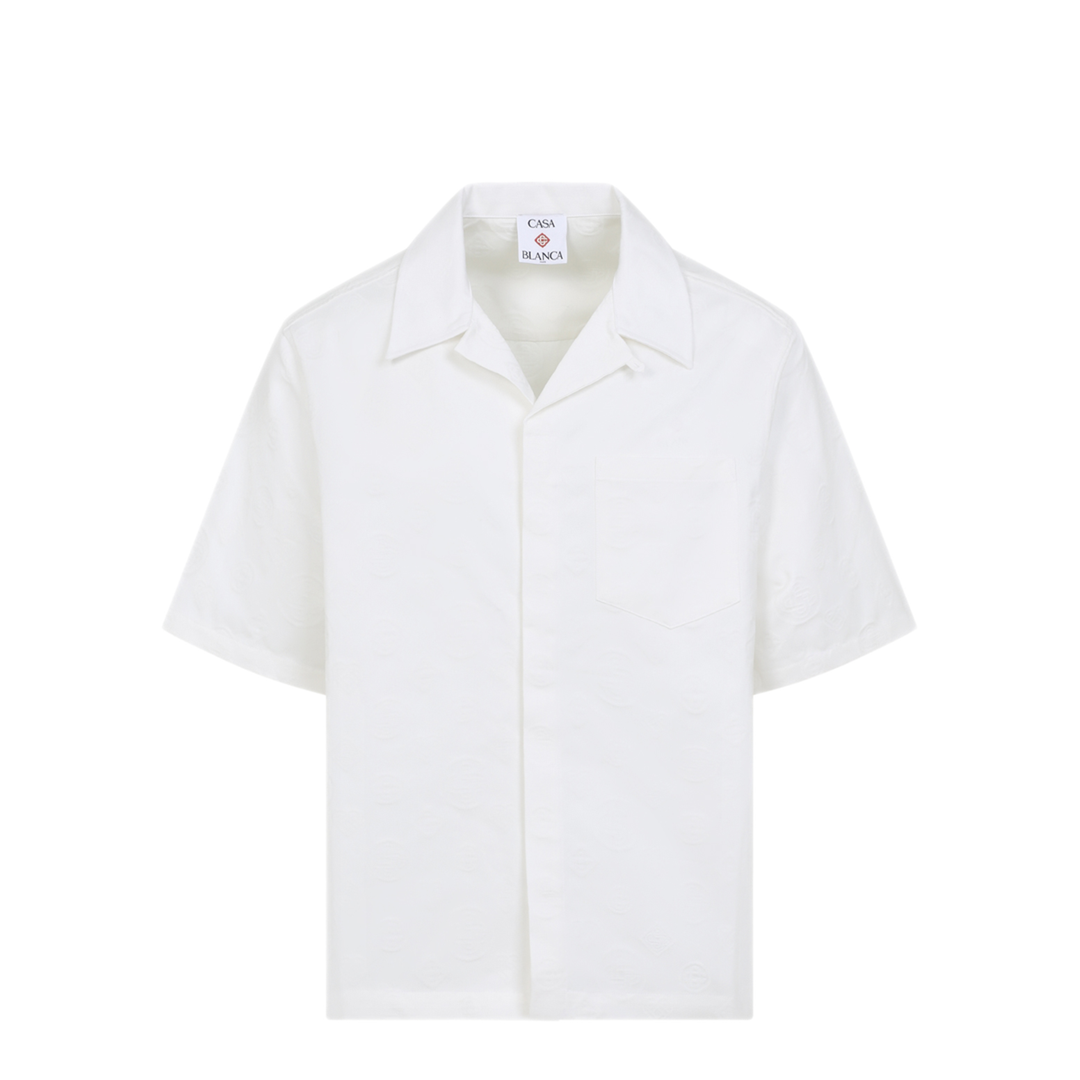 MAYFEYR - Casablanca - Monogram Short Sleeves Shirt - MSP26SH22801WHITE