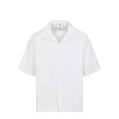 MAYFEYR - Casablanca - Monogram Short Sleeves Shirt - MSP26SH22801WHITE