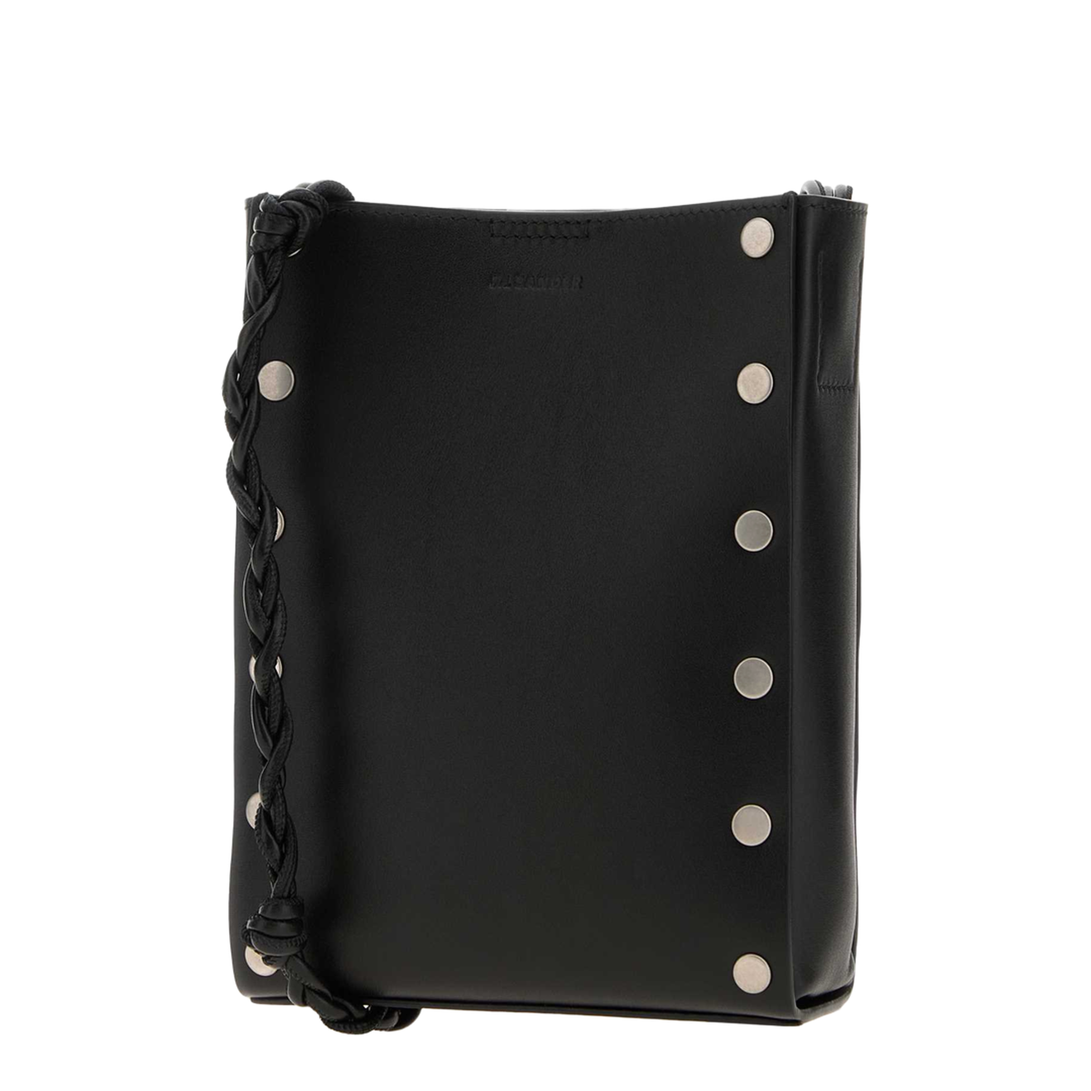 Tangle Small Calf Leather Crossbody - Black